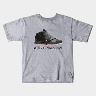 AJ XVI - Pixelated art Kids T-Shirt